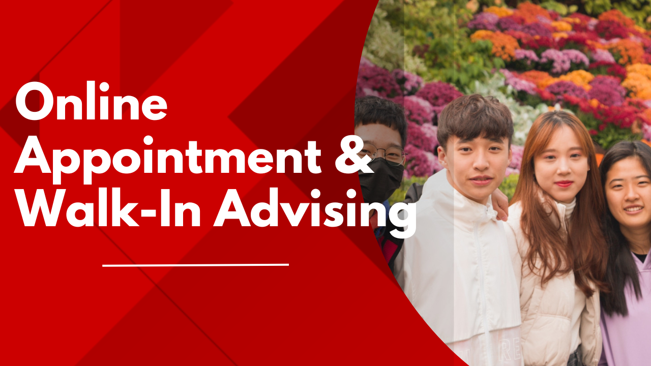 Introducing Scheduling Online Appointments and Walk-In Advising