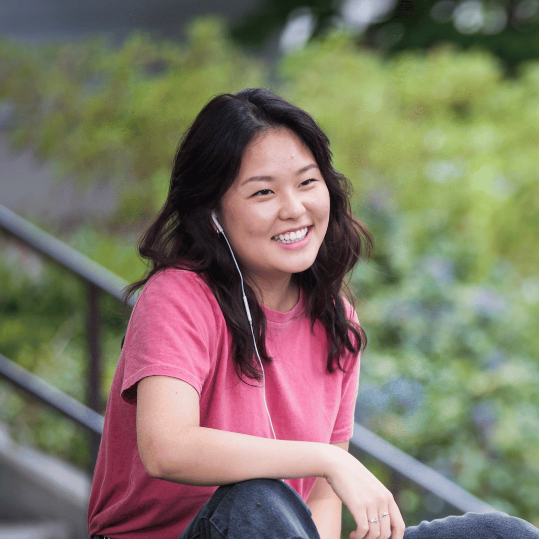 image of a female student smiling